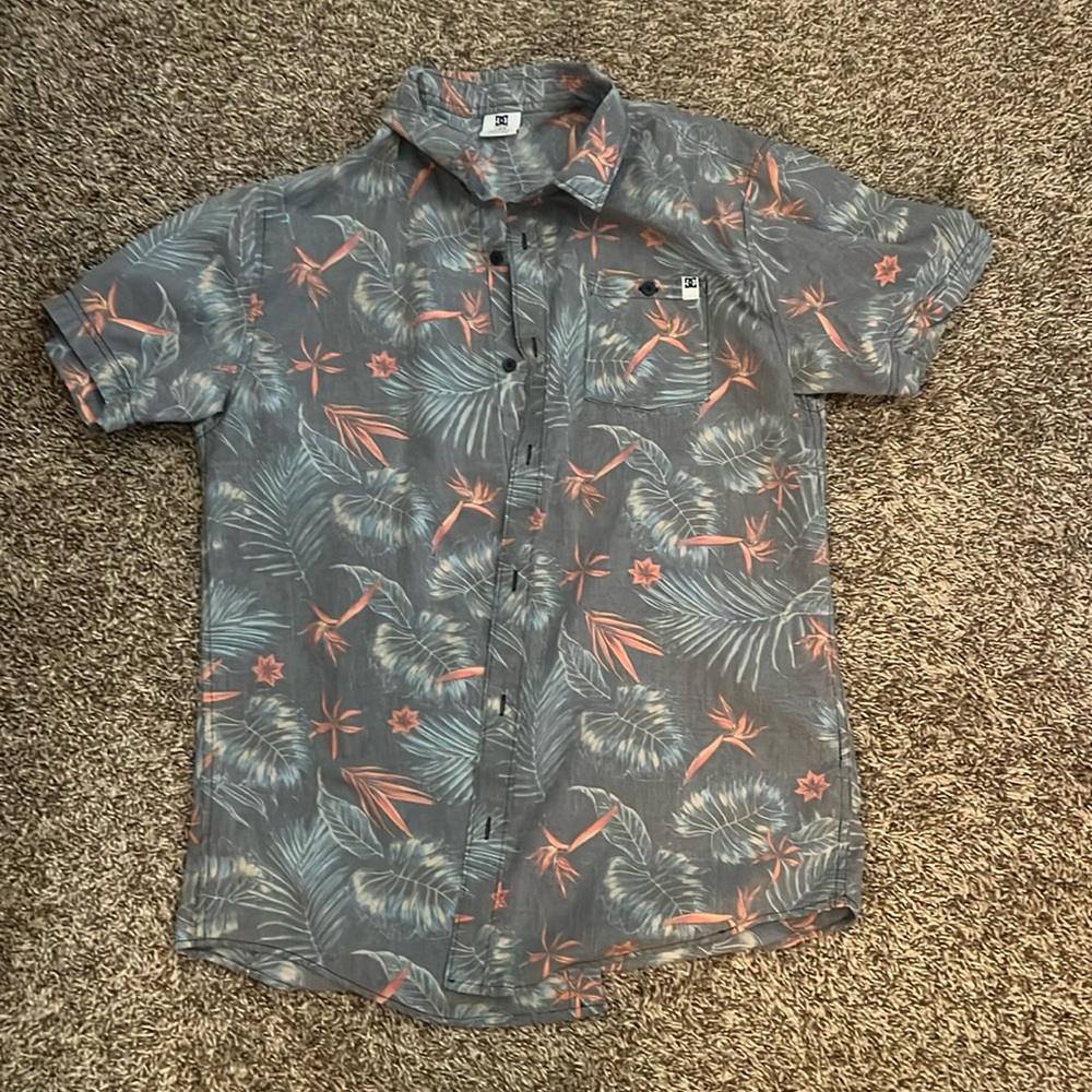 Vintage DC Hawaiian Dress Shirt